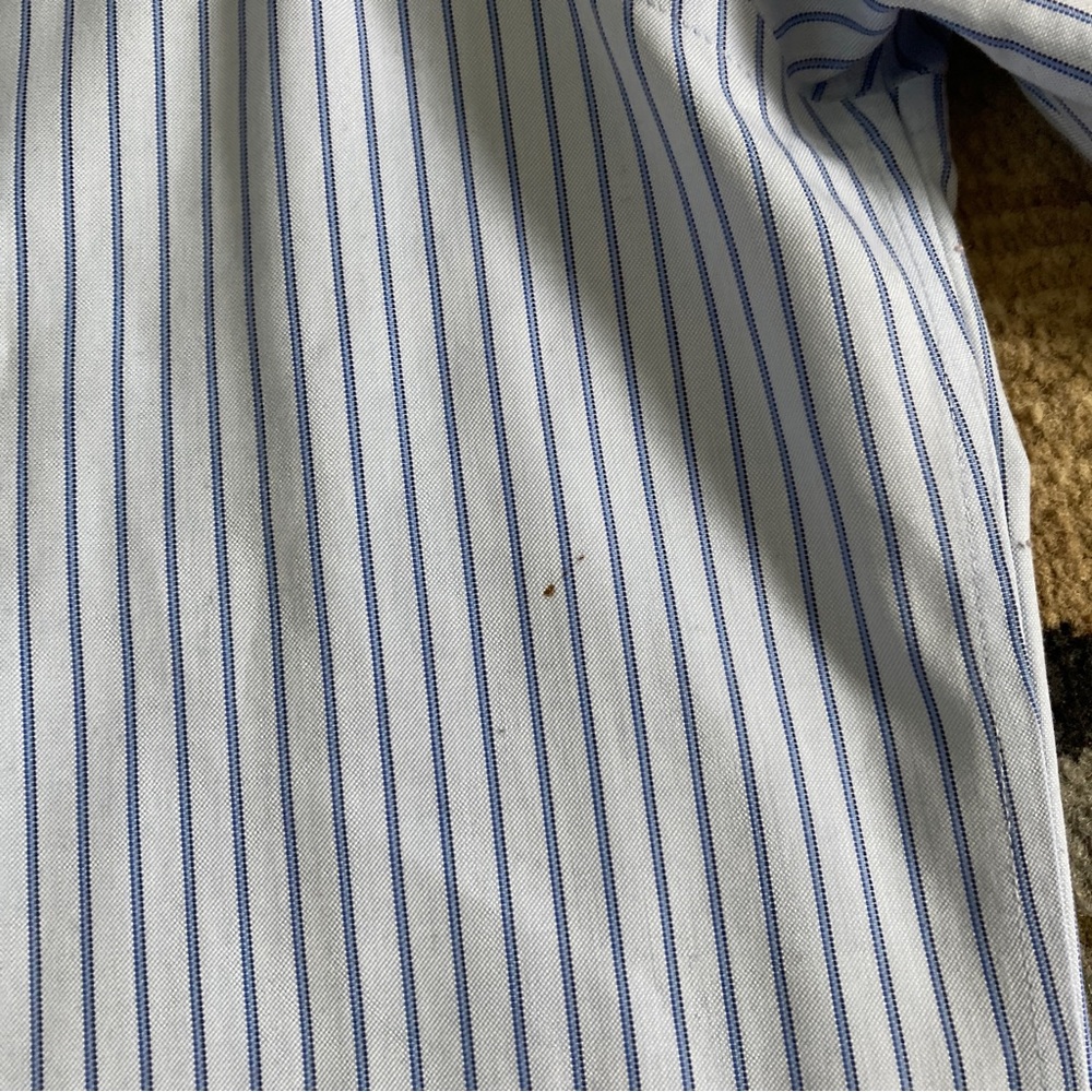 Brooks Brothers Golden Fleece Striped Button Up Shirt Long Sleeve Men's 16.5-33 - Picture 9 of 9